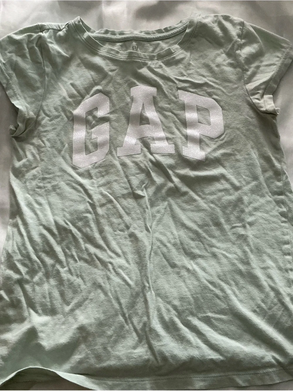 GAP Light Mint Green Logo Short-Sleeve Tee